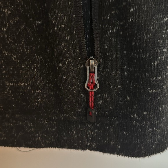 Stoic (Backcountry) Black, Grey Speckled, and Red Accents Zip-Up Jacket - Picture 6 of 12